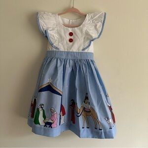 NFS.  Eleanor Rose nativity Christmas dress size 4-5